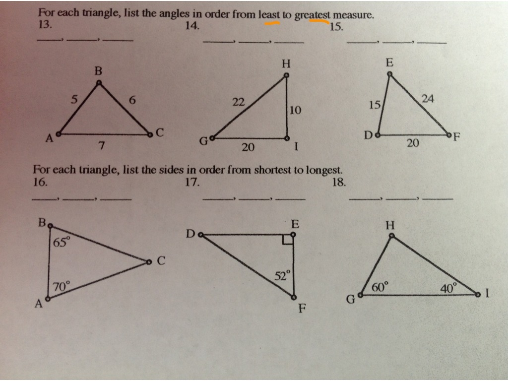 ShowMe Triangle Inequality Theorem Worksheets Library ShowMe Triangle Inequality Theorem Worksheets Library