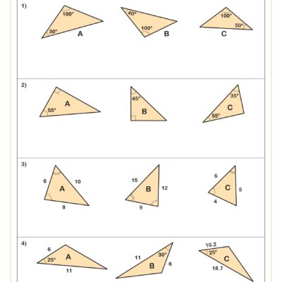 Similar Triangles A Worksheet PDF Printable Geometry Worksheet Cazoom Math