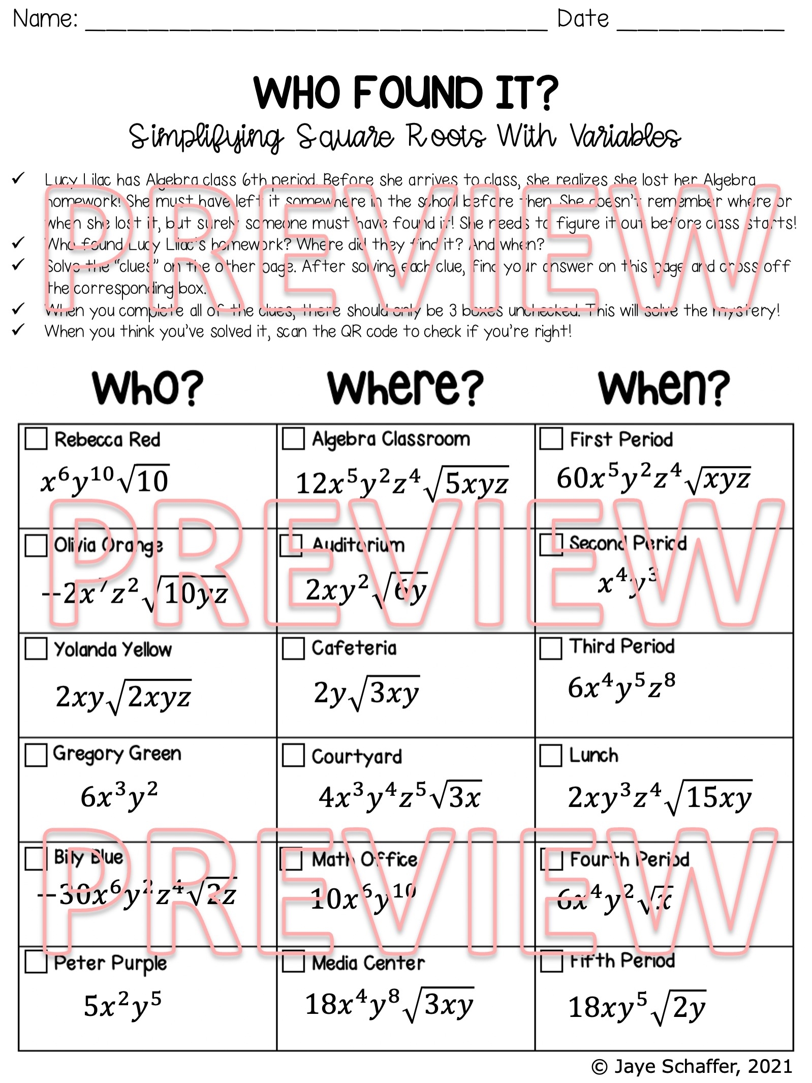 simplifying radical worksheet answers simplifying radical worksheet answers