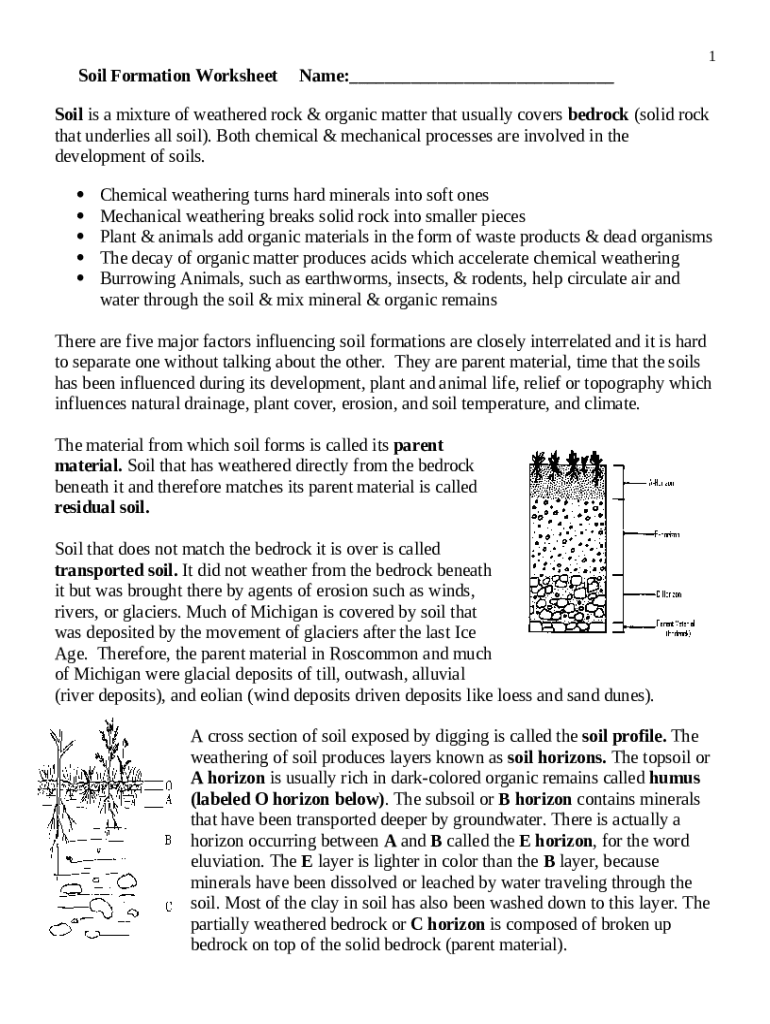 Soil Ation Worksheet Answer Key Pdf Doc Template PdfFiller Soil Ation Worksheet Answer Key Pdf Doc Template PdfFiller