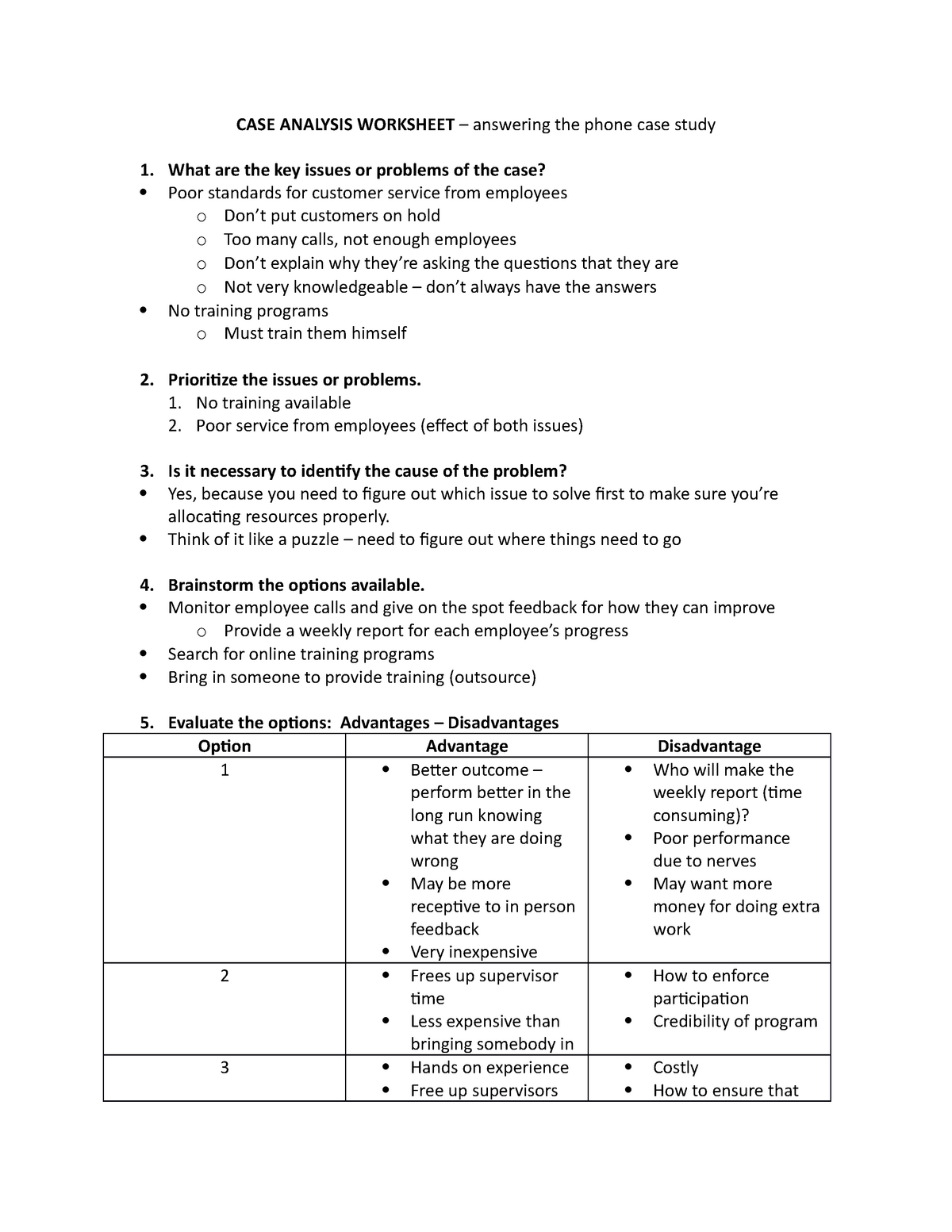 Solved Case Study Worksheet 20 Pts Directions Based On The Worksheets Library Solved Case Study Worksheet 20 Pts Directions Based On The Worksheets Library