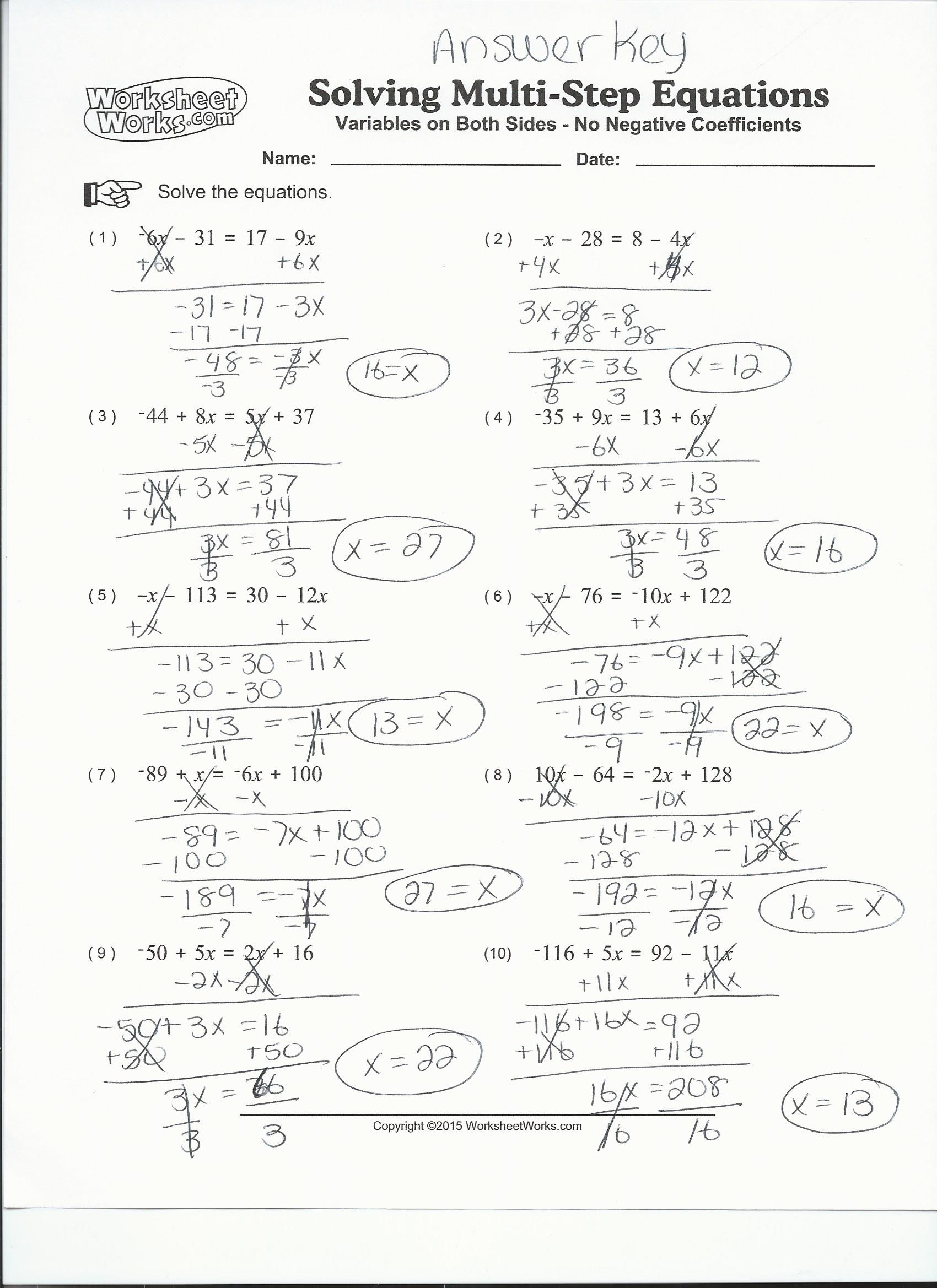 Solving Equations Practice NCUJHS 7TH GRADE CMP MATH Solving Equations Practice NCUJHS 7TH GRADE CMP MATH