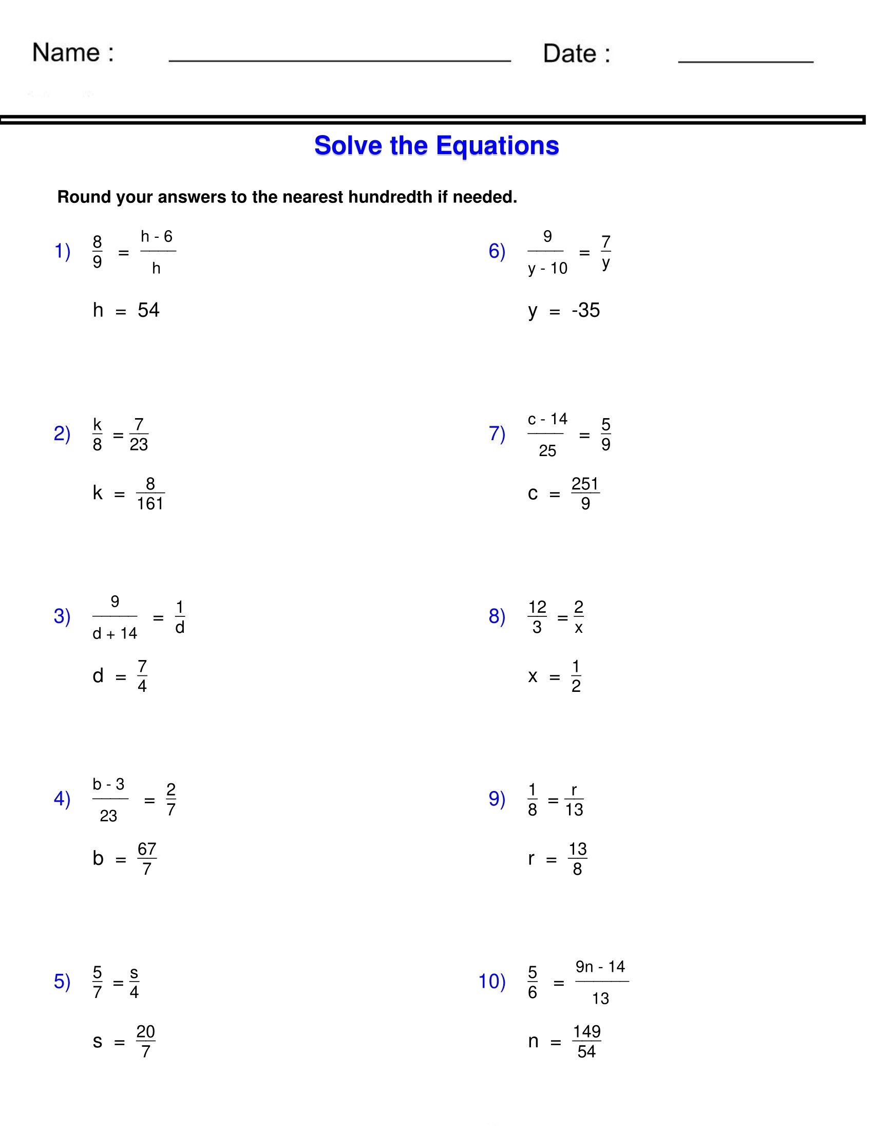 Solving Proportions Worksheets Similarity Worksheets Made By Teachers