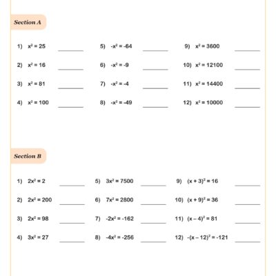 Solving Quadratic Equations C By Quadratic Formula Worksheet PDF Printable Algebra Worksheet Cazoom Math