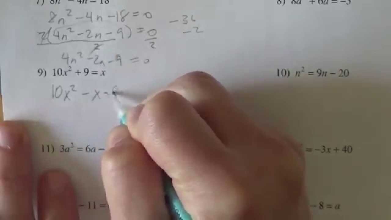 Solving Quadratic Equations Kutasoftware Worksheets Library Solving Quadratic Equations Kutasoftware Worksheets Library