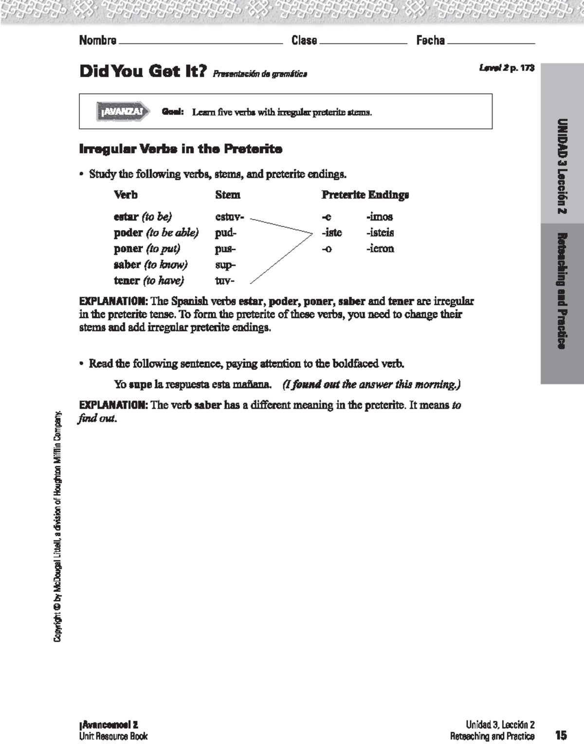 Spanish 101 Estar Verb Practice Worksheet Answers Studocu Spanish 101 Estar Verb Practice Worksheet Answers Studocu