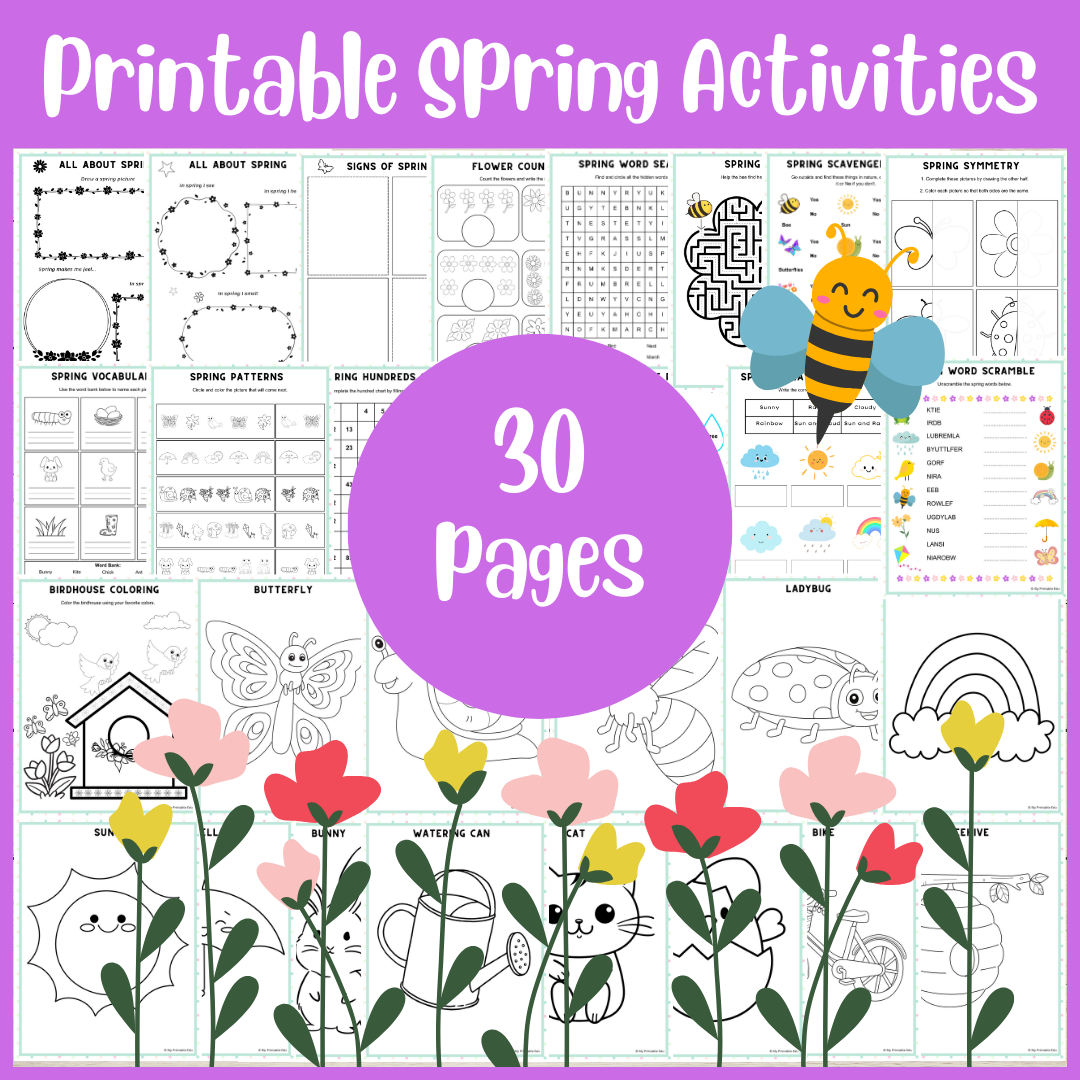 Spring Activities Spring Fun Spring Worksheets Spring Activity Packet Made By Teachers
