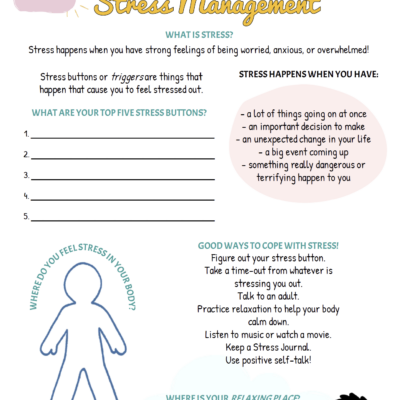 Stress Management ClassPak Worksheets Library