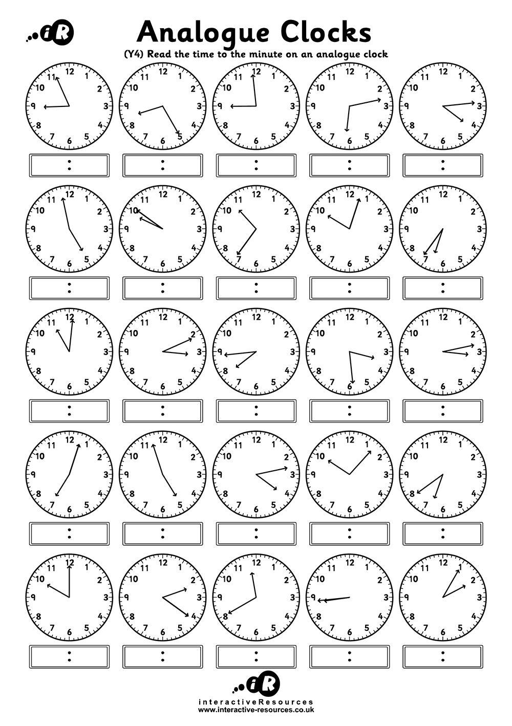 Teaching Time Free Telling Time Worksheets Teaching Time Free Telling Time Worksheets