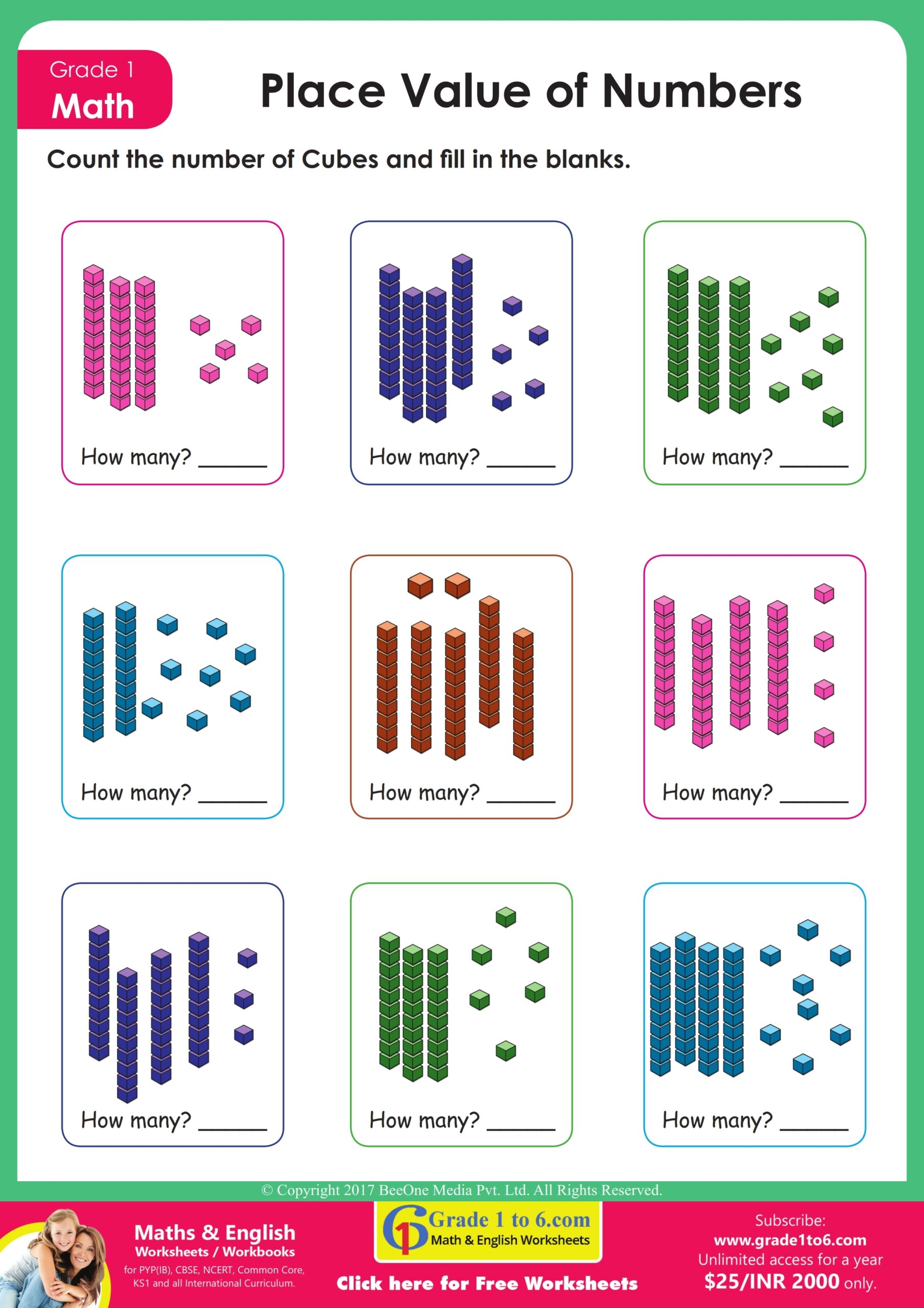 Tens And Ones Worksheets Grade1to6 Tens And Ones Worksheets Grade1to6