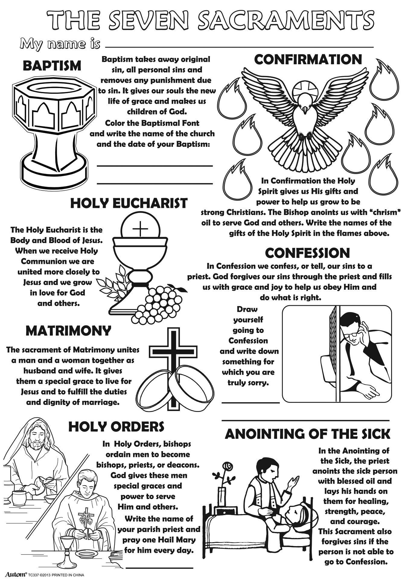 The 7 Sacraments The 7 Sacraments