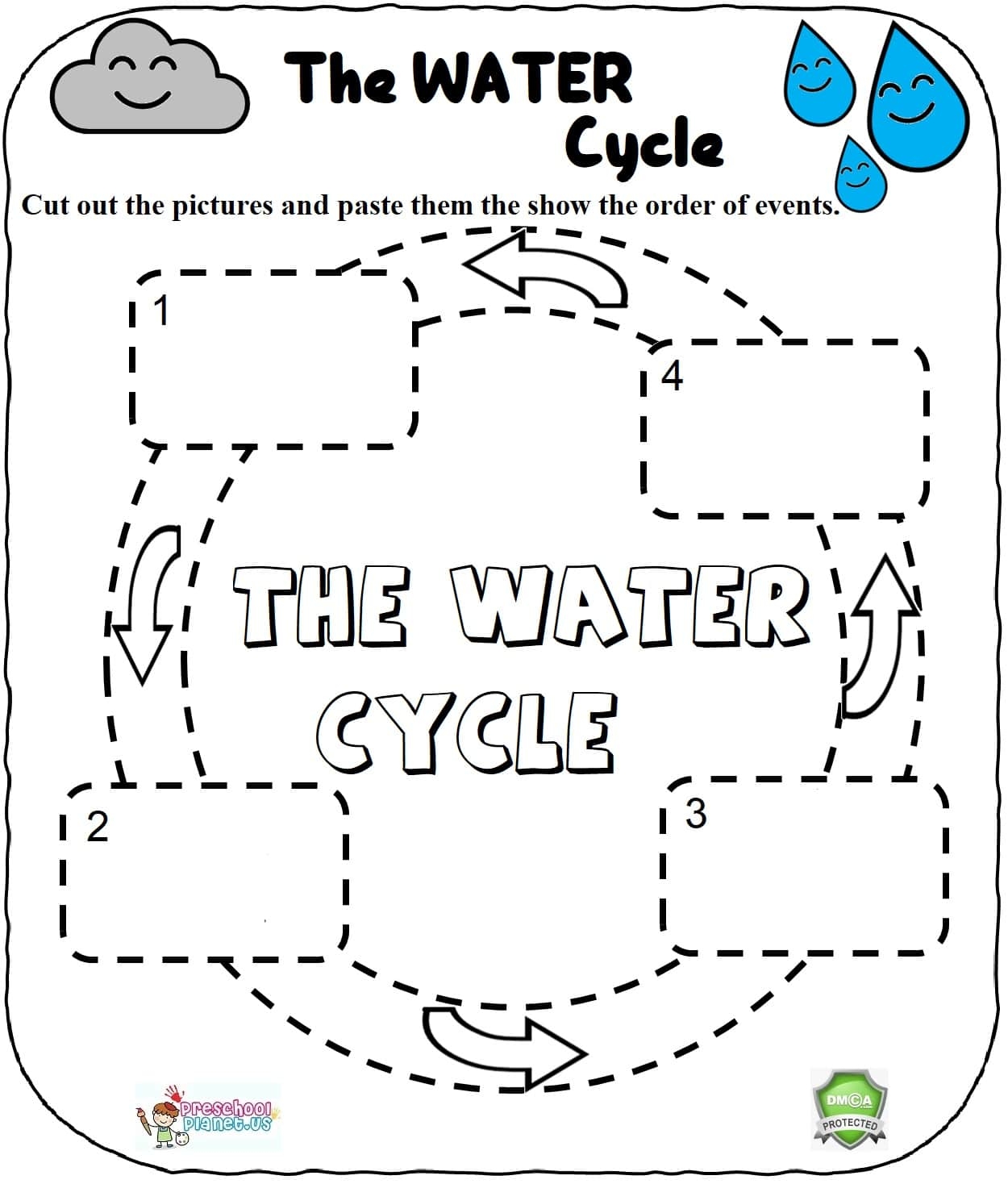 water cycle worksheet pdf