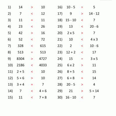 Third Grade Math Practice Rounding Inequalities And Multiples