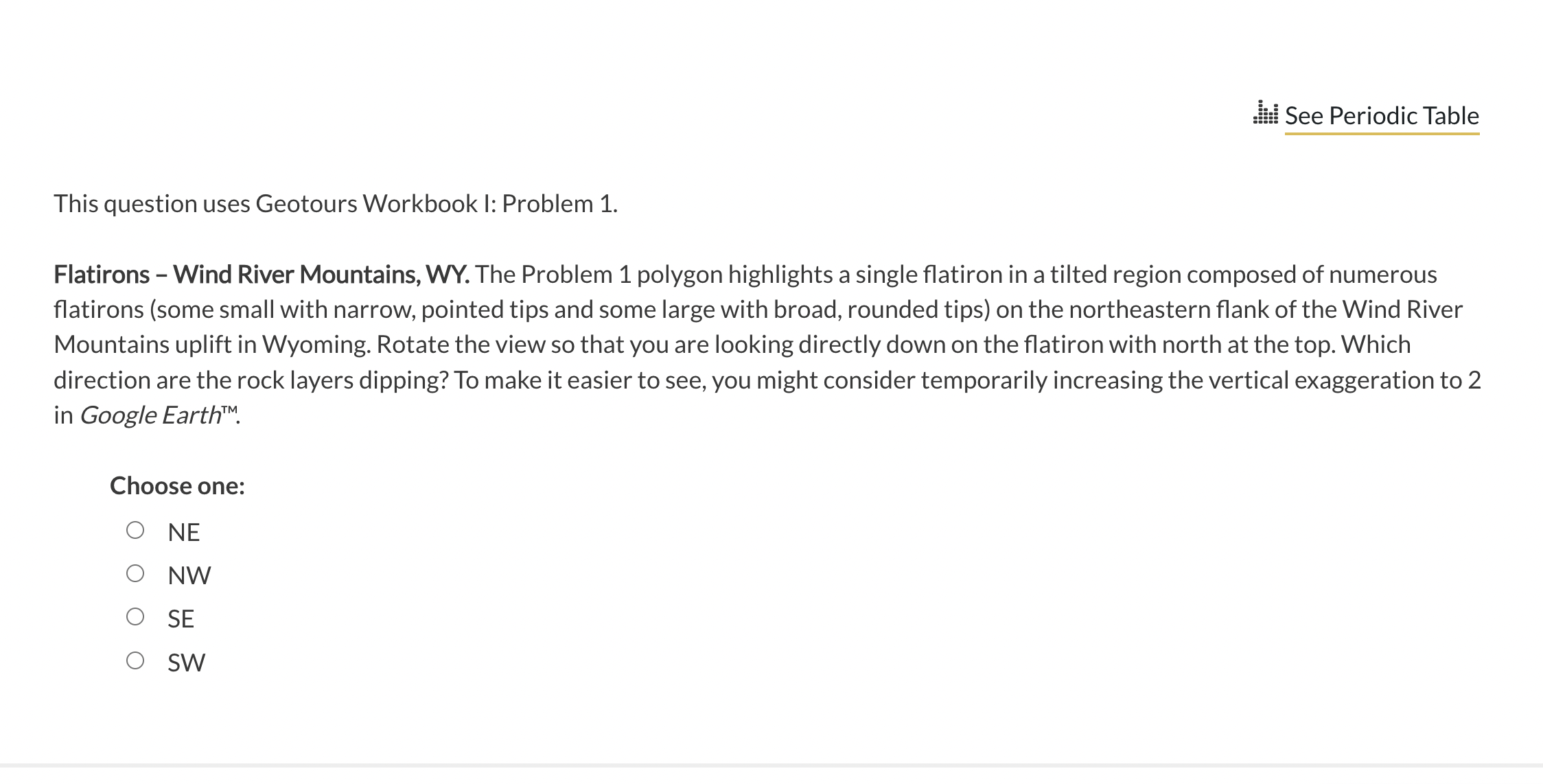 This Question Uses Geotours Workbook I Problem Chegg