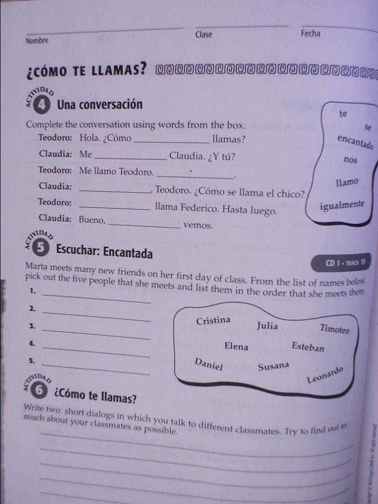 Thsspanish SEMESTER II 09 10