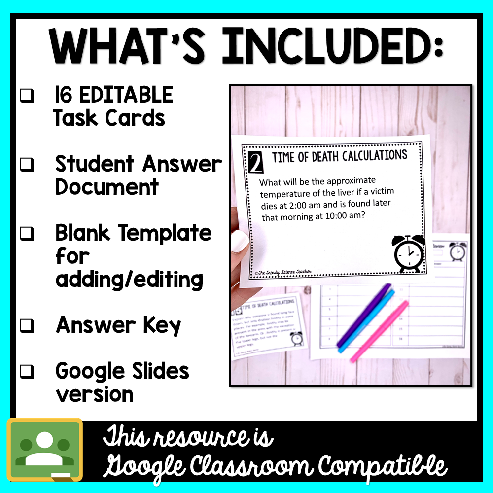 time of death estimations worksheet answers