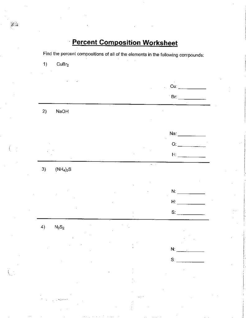 percentage composition worksheet with answers pdf percentage composition worksheet with answers pdf