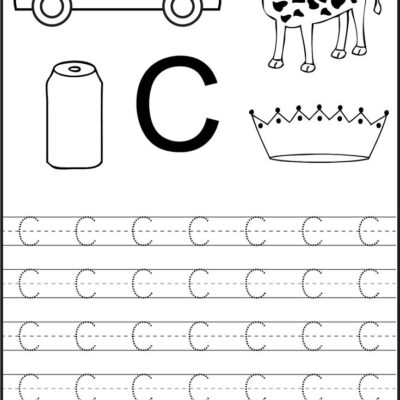 Trace The Letter C Worksheets Activity Shelter