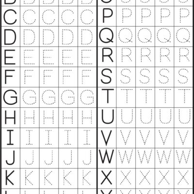 Traceable Alphabet Worksheets 10 Free PDF Printables Printablee