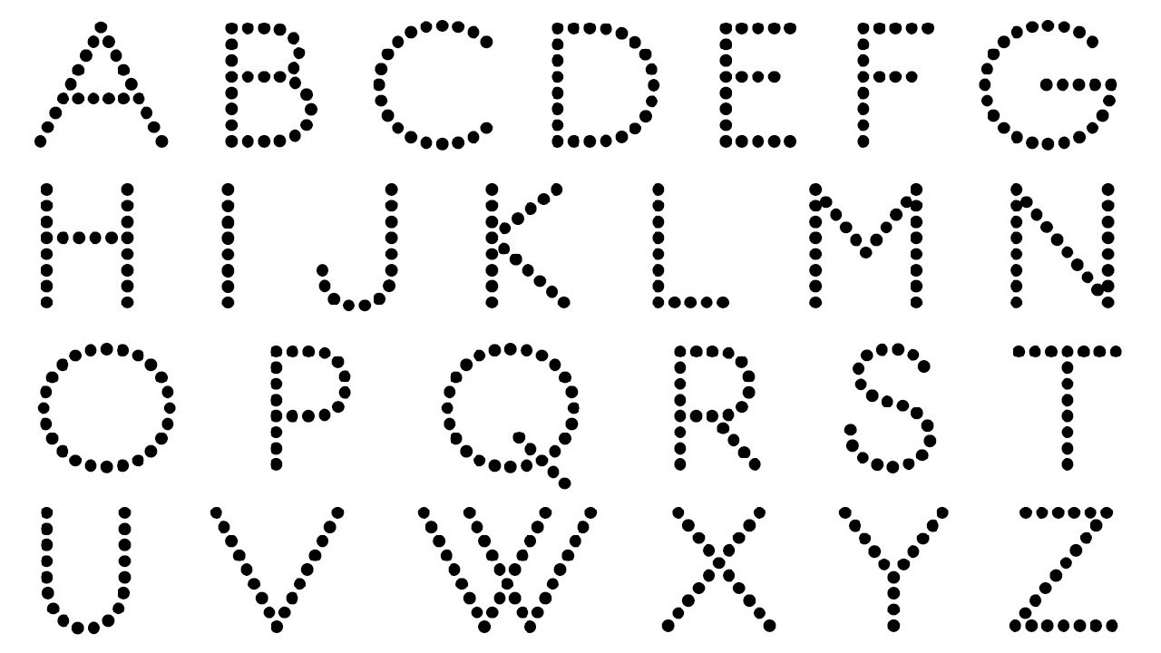 Tracing ABC Alphabets Letters Uppercase Capital A Z A To Z YouTube