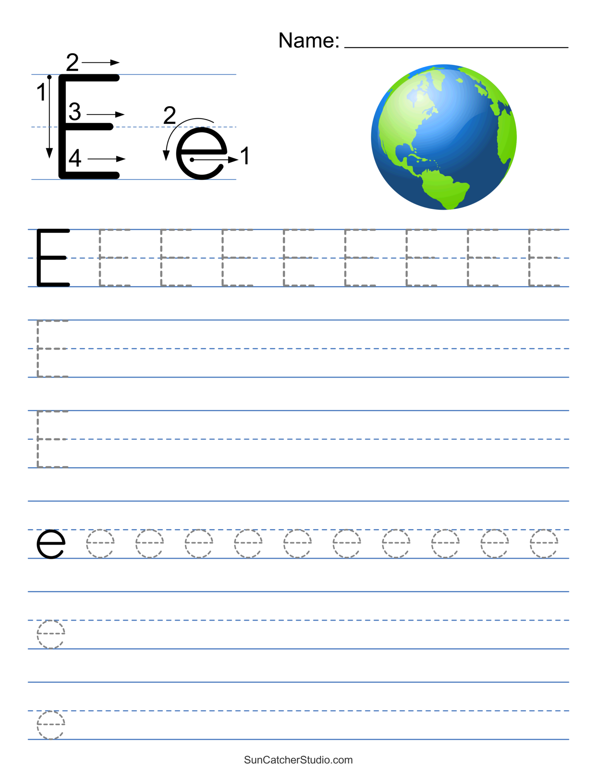 Tracing Alphabet Letters Printable Handwriting Worksheets Free Printables Lettering SVG Files Tools Apps