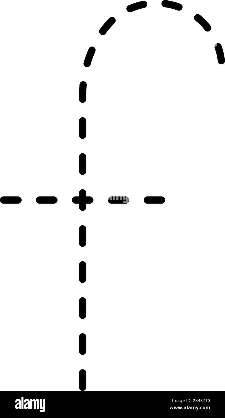 Tracing Alphabet Lowercase Small Letter F Prewriting Dotted Line Element For Kindergarten Preschool And Montessori School Kids Worksheet For Handwrit Stock Vector Image Art Alamy