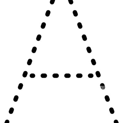 Tracing Letter A Hi res Stock Photography And Images Alamy