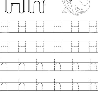 Tracing Letter H Hi res Stock Photography And Images Alamy