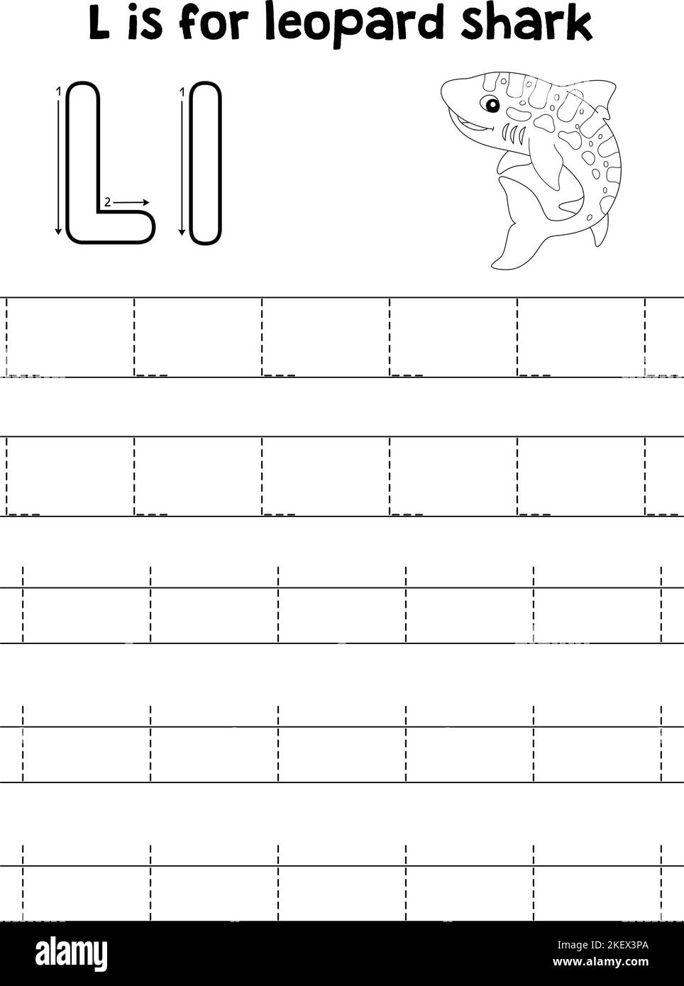 letter l tracing