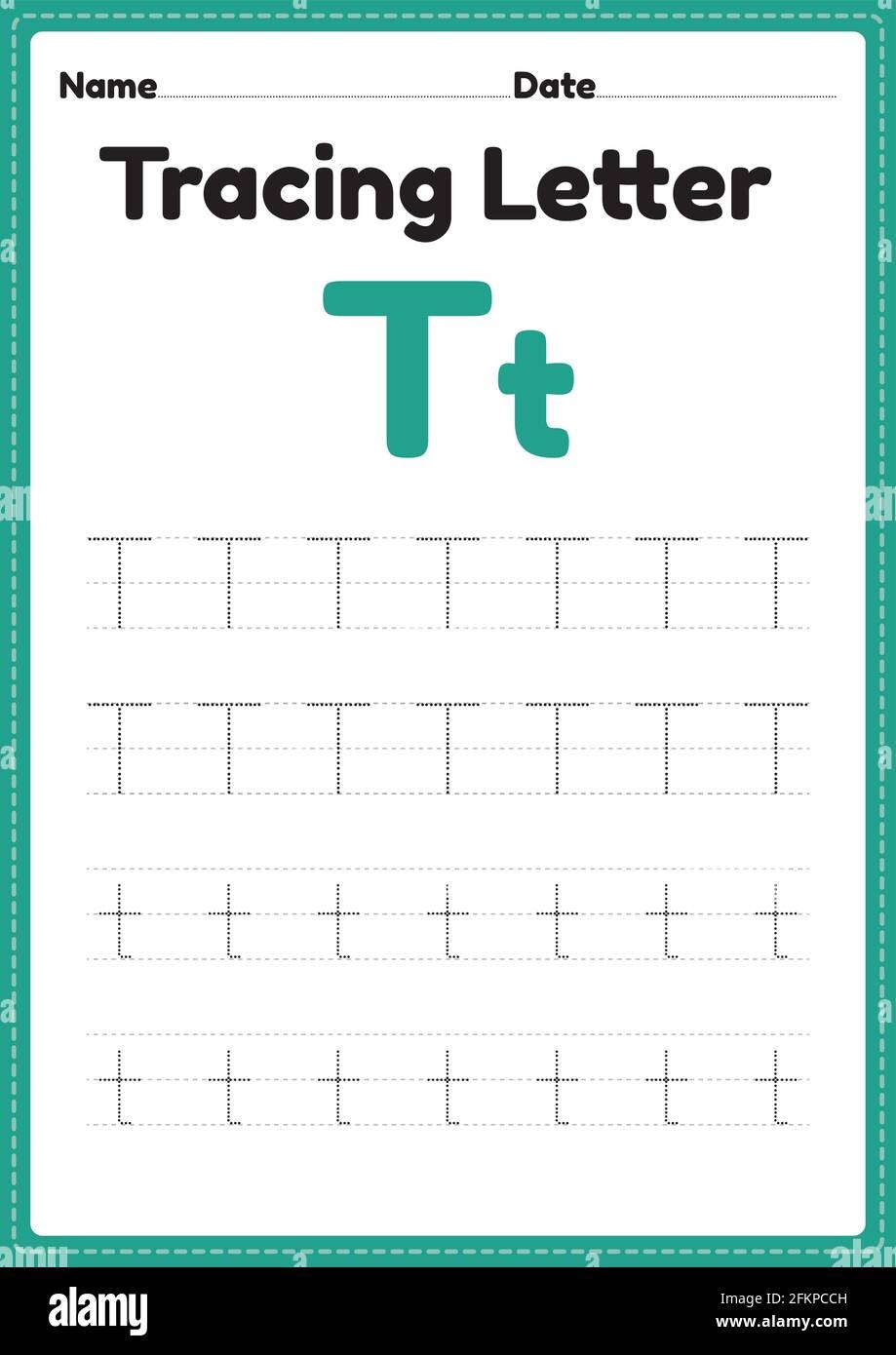 Tracing Letter T Alphabet Worksheet For Kindergarten And Preschool Kids For Handwriting Practice And Educational Activities In A Printable Page Illust Stock Vector Image Art Alamy Tracing Letter T Alphabet Worksheet For Kindergarten And Preschool Kids For Handwriting Practice And Educational Activities In A Printable Page Illust Stock Vector Image Art Alamy