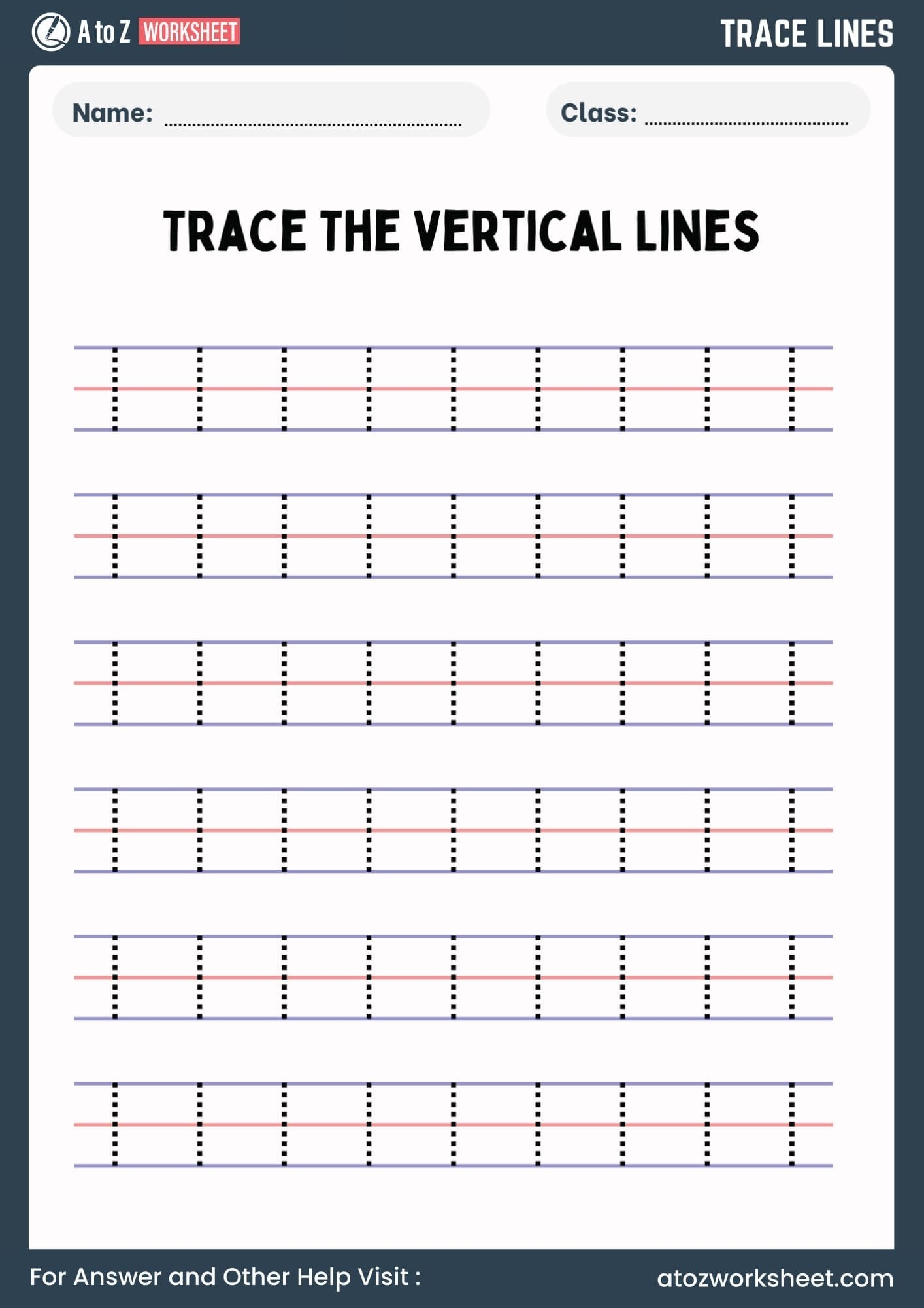 tracing lines worksheets printable pdf