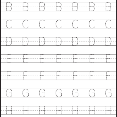 Tracing Uppercase Letters Capital Letters 3 Worksheets FREE Printable Worksheets Worksheetfun