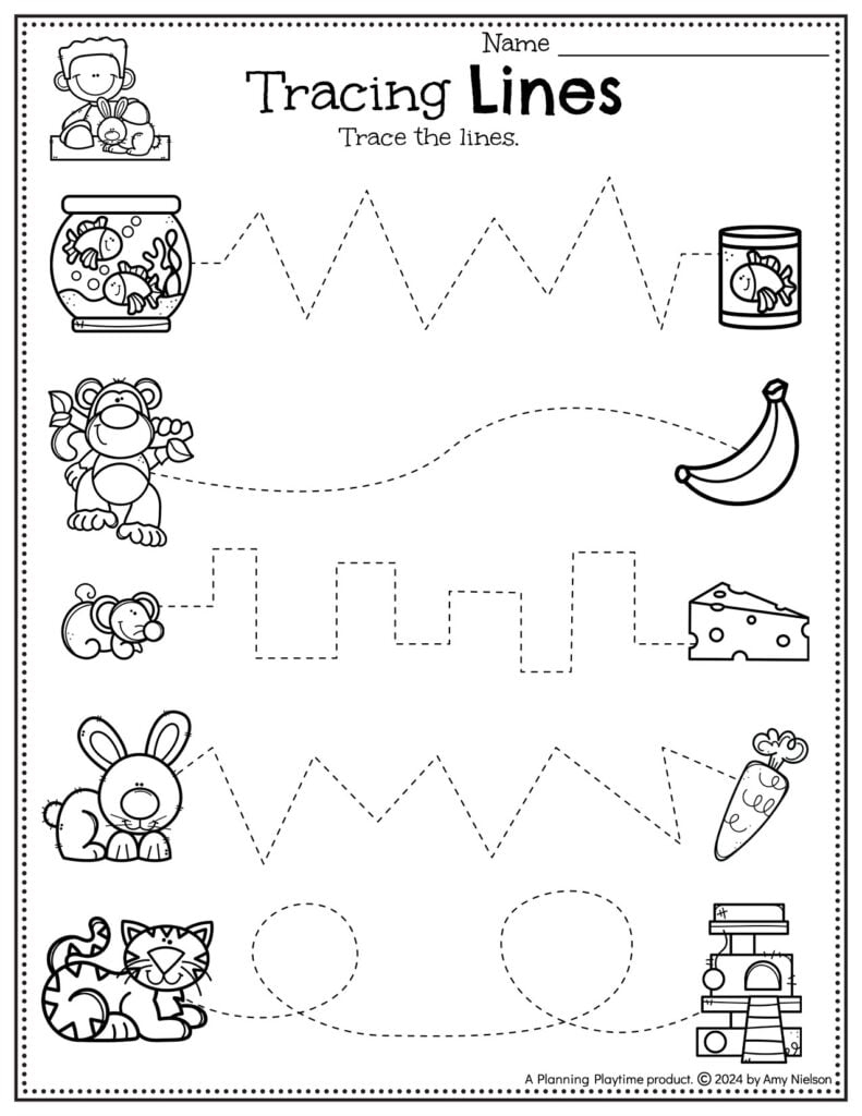 Tracing Worksheets And Activities For Preschool Planning Playtime Tracing Worksheets And Activities For Preschool Planning Playtime