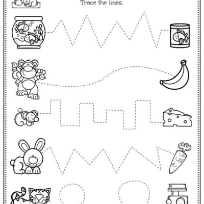 Tracing Worksheets And Activities For Preschool Planning Playtime