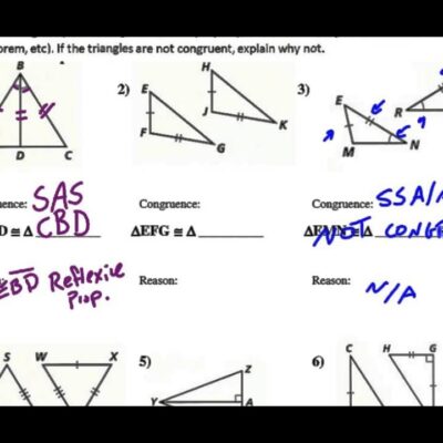 Triangle Congruence Tier 2 Triangle Congruence Worksheet YouTube