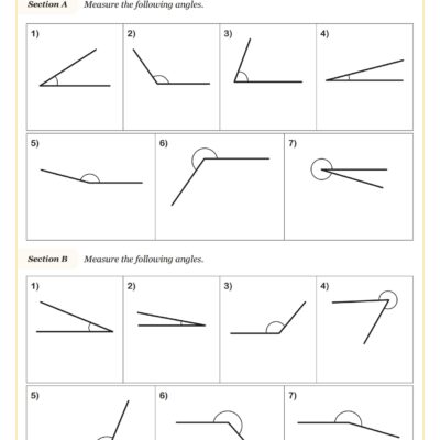 Turning Angles A PDF Printable Measurement And Data Worksheets Cazoom Math