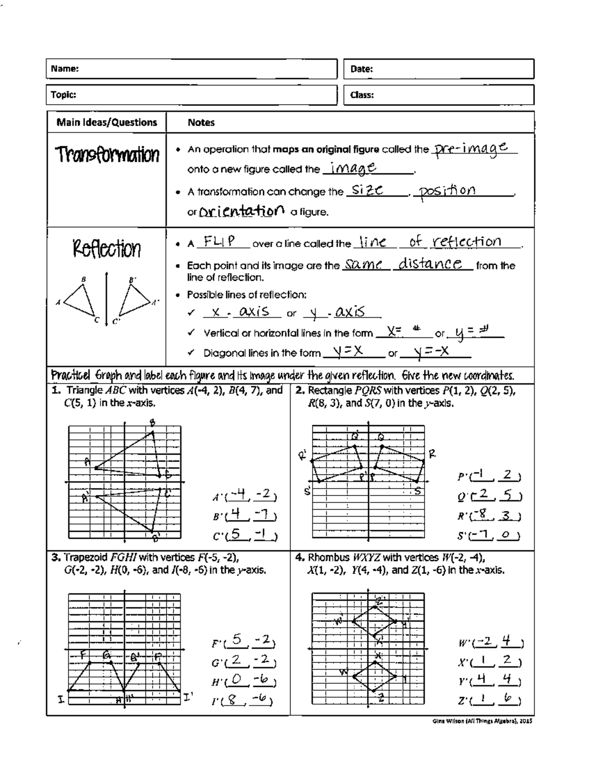 Unit 3 Geometry Notes Transformations Rotations And Symmetries Studocu Unit 3 Geometry Notes Transformations Rotations And Symmetries Studocu