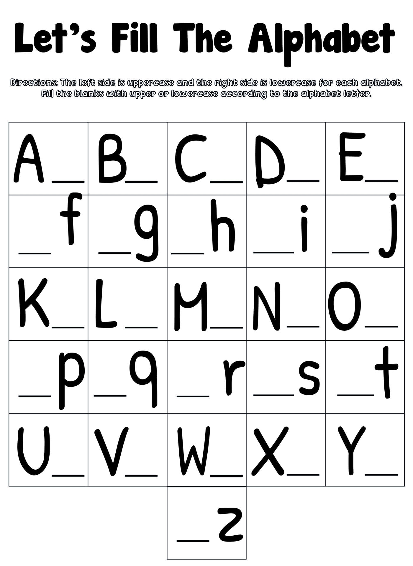 Upper And Lowercase Alphabet 14 Free PDF Printables Printablee Upper And Lowercase Alphabet 14 Free PDF Printables Printablee