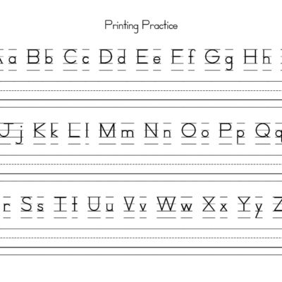 Uppercase Letters Printable Printable Party Favors