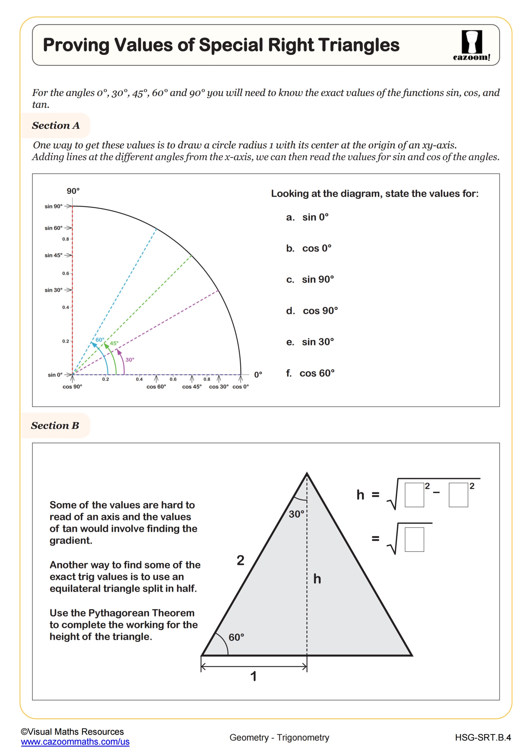 special right triangles worksheet pdf special right triangles worksheet pdf