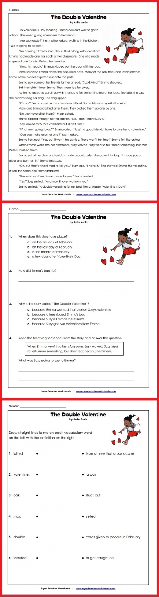 answer key for super teacher worksheets