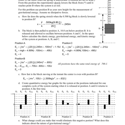 Waves Worksheet Key Energy Oscillations