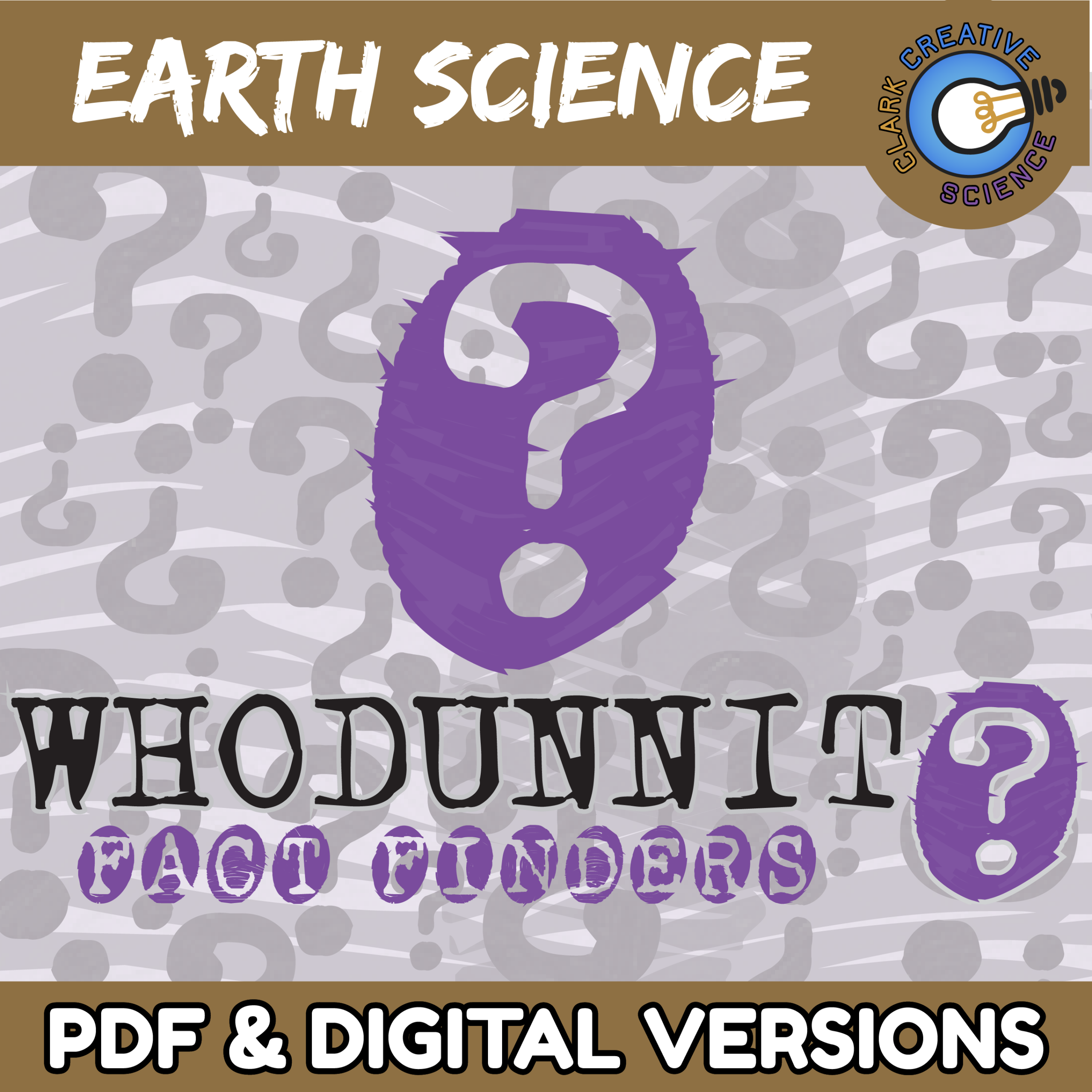 Whodunnit Earth Science Bundle Clark Creative Education