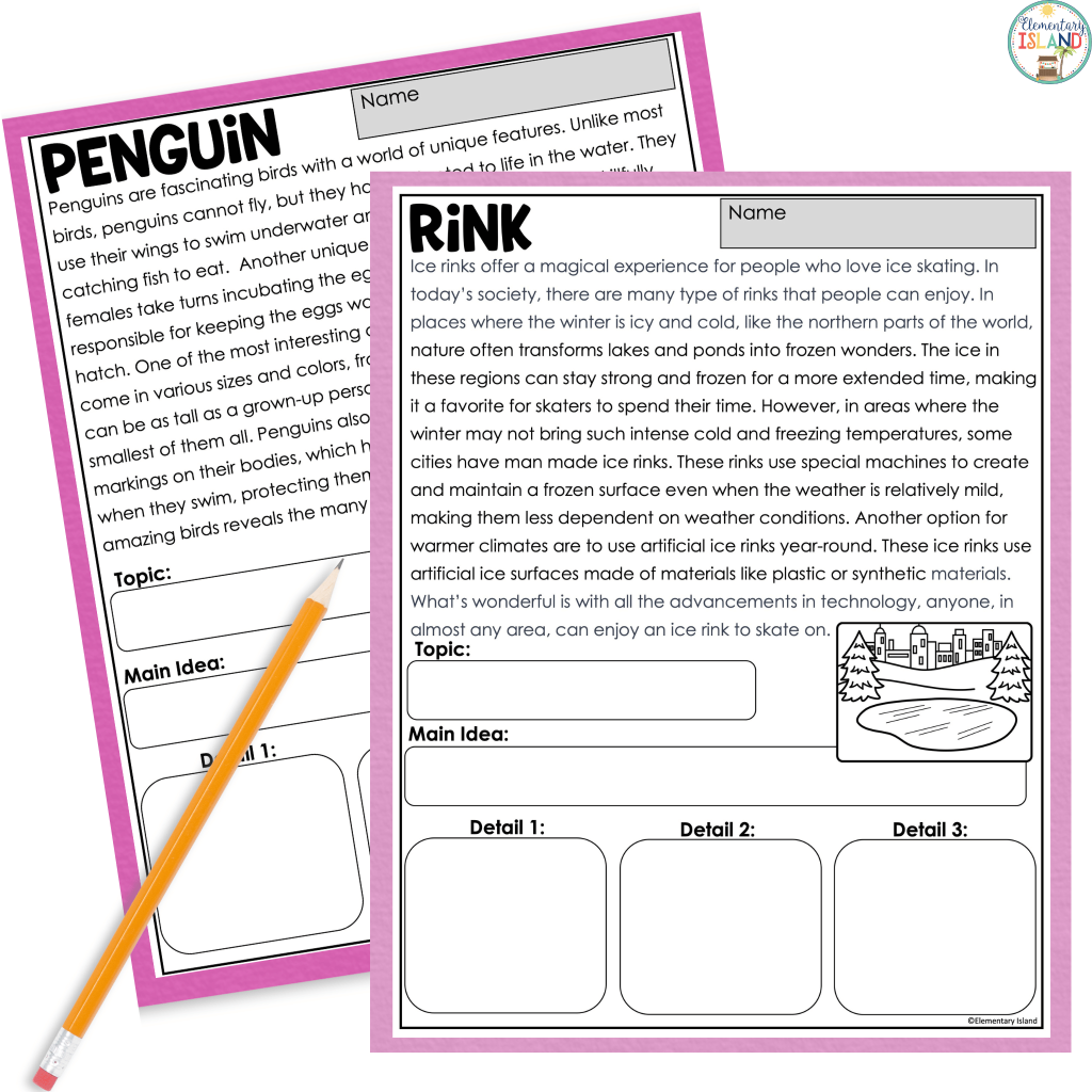 main idea worksheets pdf main idea worksheets pdf