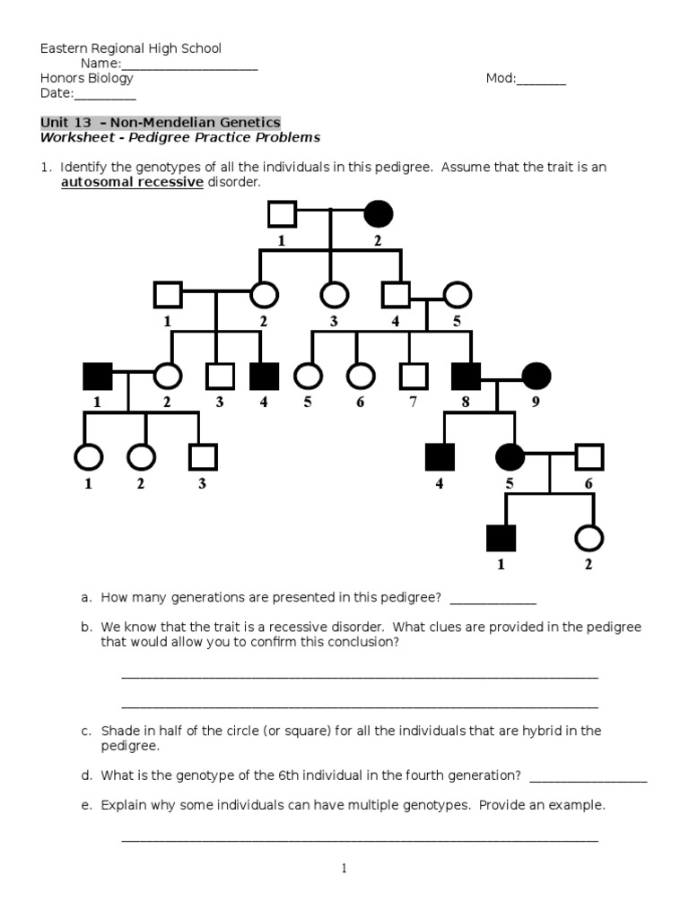 pedigree analysis worksheet with answers pdf pedigree analysis worksheet with answers pdf