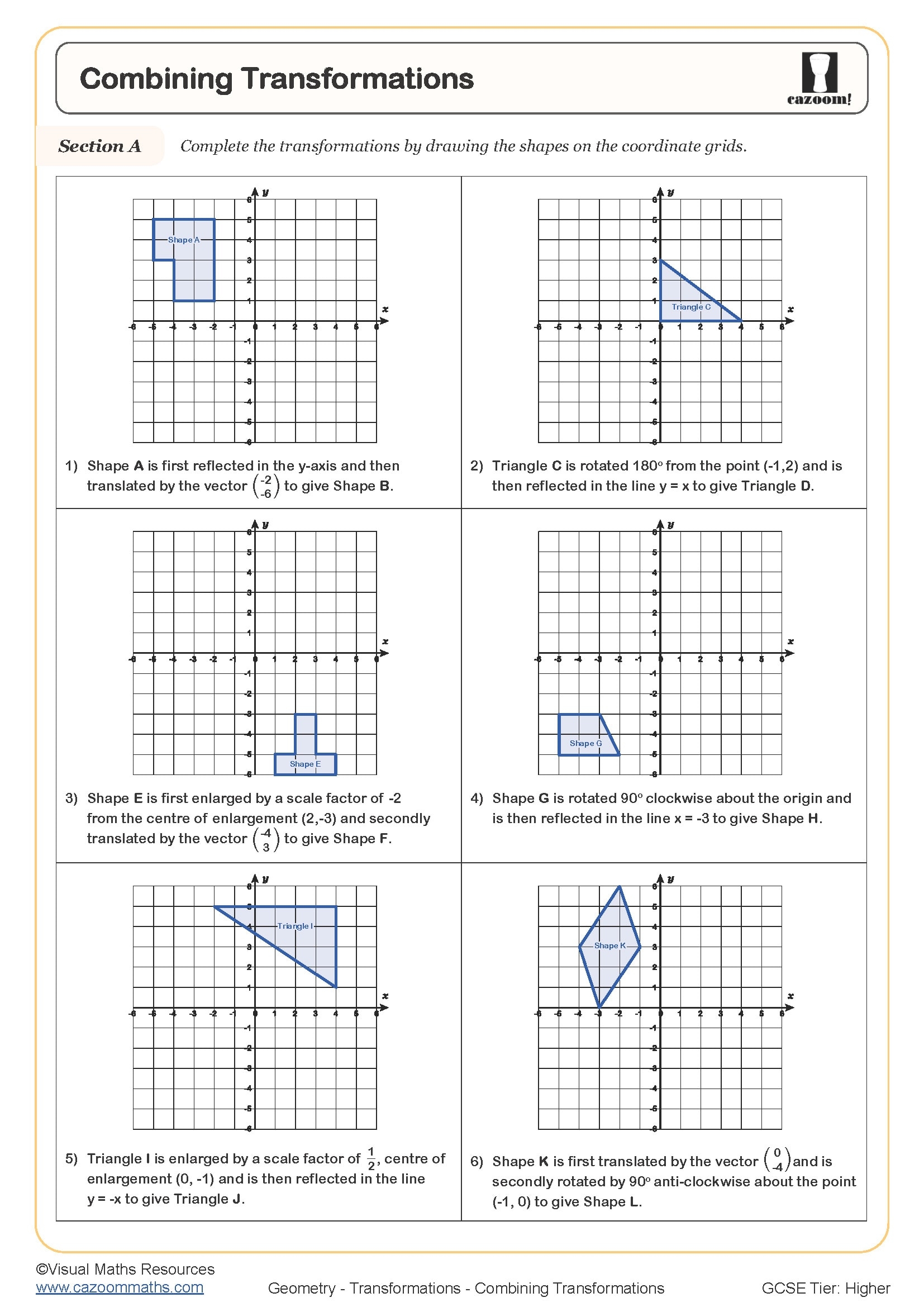 Year 10 Transformations Worksheets PDF Printable Worksheets Year 10 Transformations Worksheets PDF Printable Worksheets