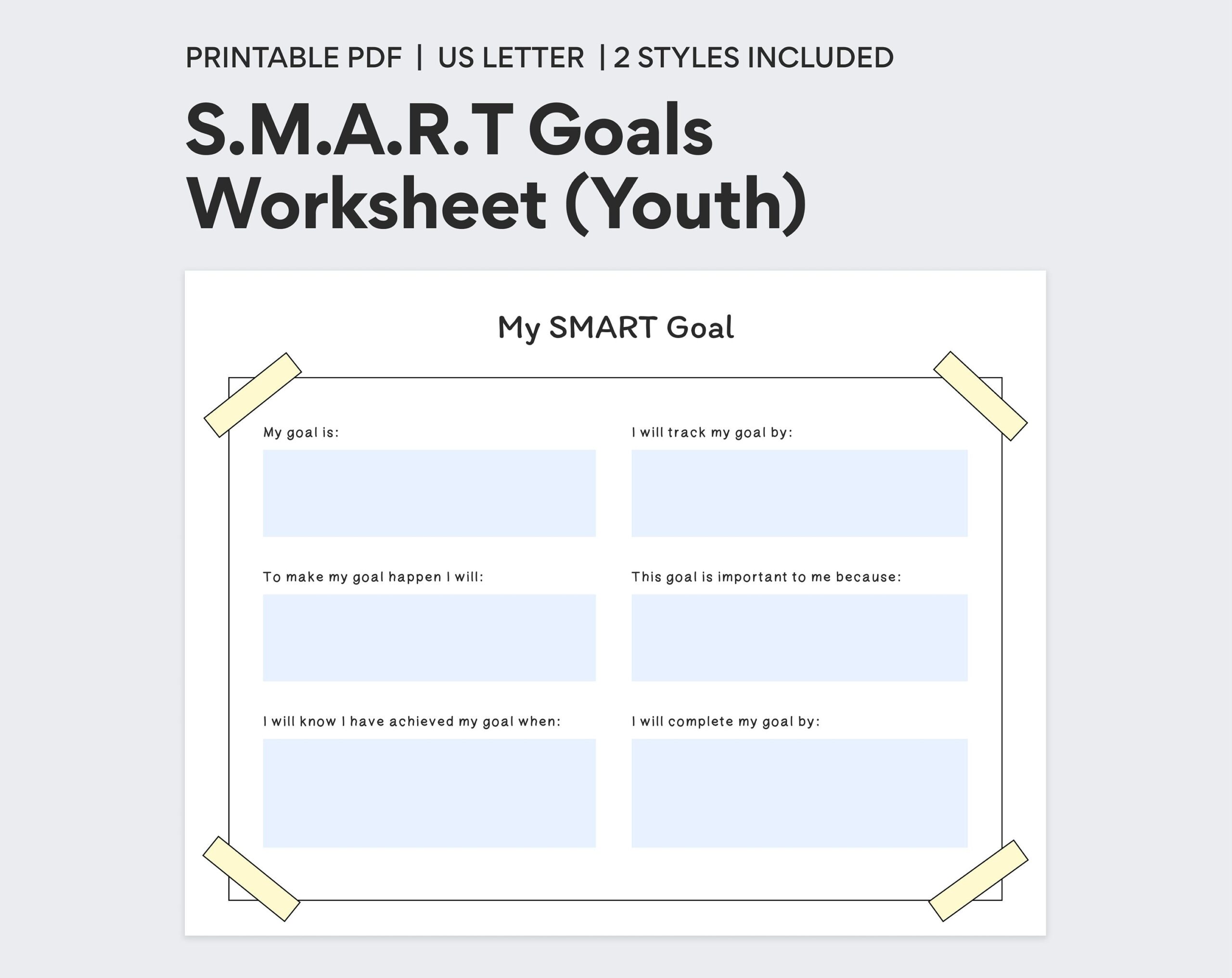 Youth S M A R T Goals Planner Goal Setting Worksheet Printable Goal Planning Sheet PDF Printable DIGITAL DOWNLOAD Etsy Youth S M A R T Goals Planner Goal Setting Worksheet Printable Goal Planning Sheet PDF Printable DIGITAL DOWNLOAD Etsy